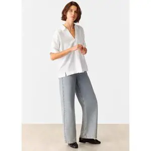 Whistles White Sasha Relaxed Shirt